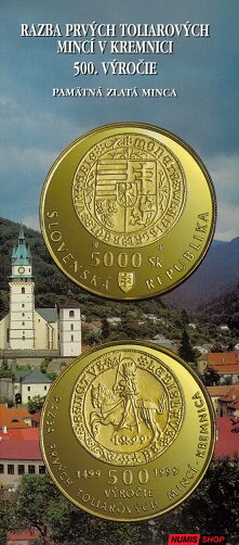 5000 Sk Slovensko 1999 Razba Toliarov Letak