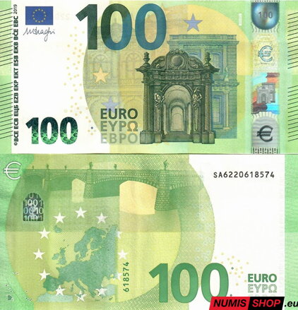 100 euro 2019 - Draghi - SA