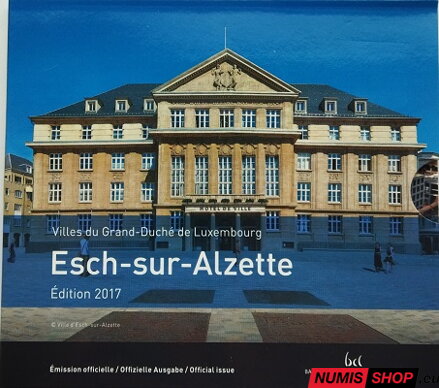 Sada Luxembursko 2017 Esch-sur-Alzette + pamätné 2 euro Vojenská služba