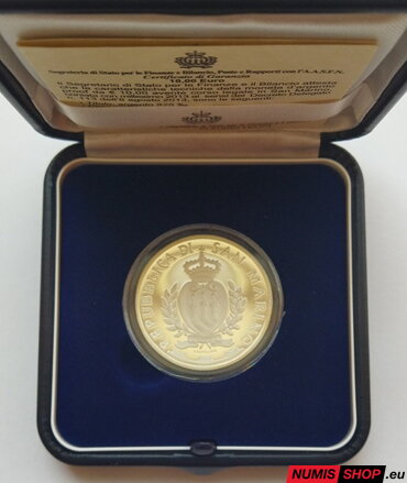 10 euro San Marino 2013 - Emilio Greco - PROOF