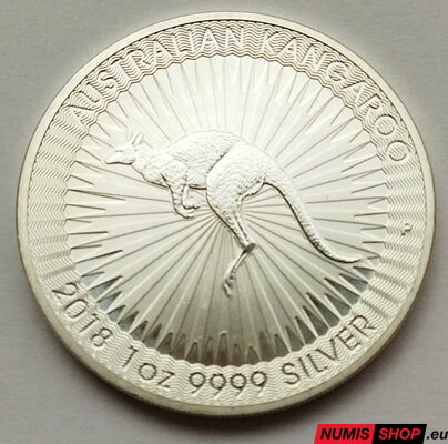 Austrália - 1 oz Kangaroo - 2018 - investičné striebro