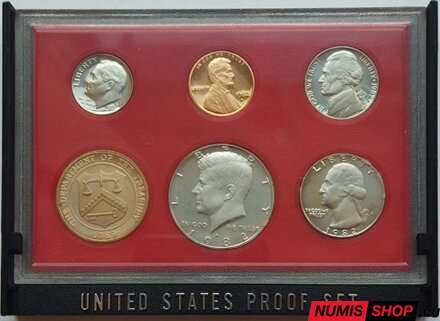 USA sada 1982 - PROOF - S