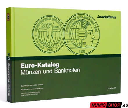 Leuchtturm - Katalóg euromincí a bankoviek 2025