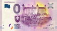 Slovensko - 0 euro souvenir - Bratislava - Bratislavský hrad - znak a vlajka