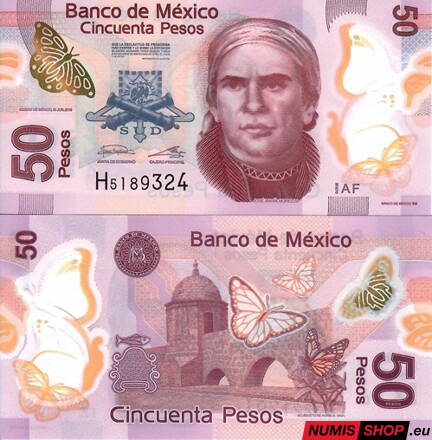 Mexiko - 50 pesos - 2019 - polymer - UNC