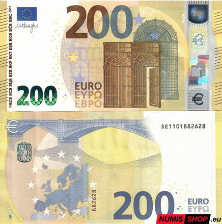 200 euro 2019 - Draghi - SE