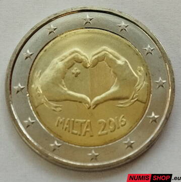 Malta 2 euro 2016 - Láska - UNC