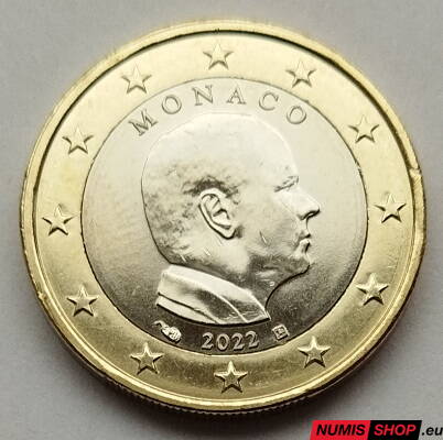 Monako 1 euro 2022 - UNC