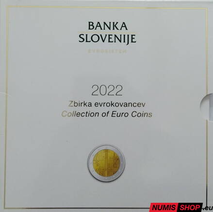 Sada Slovinsko 2022 + 2 euro + 3 euro - PROOF