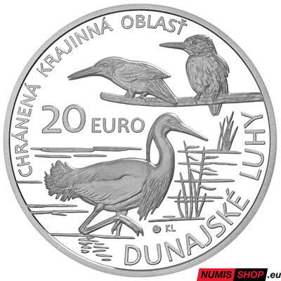 20 eur Slovensko 2025 - Dunajské luhy - PROOF 20 eur Slovensko 2025 - Dunajské luhy - PROOF